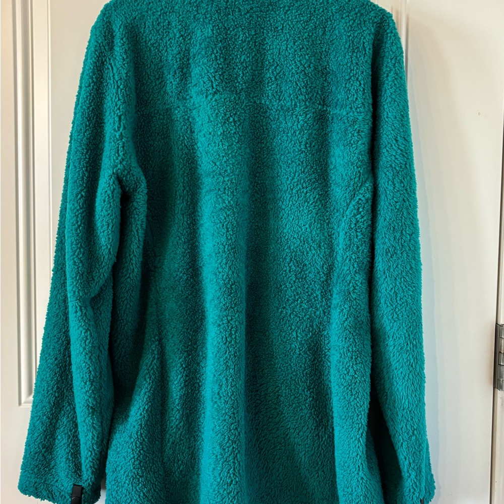 The North Face Turquoise Fleece Jacket - Picture 3 of 3